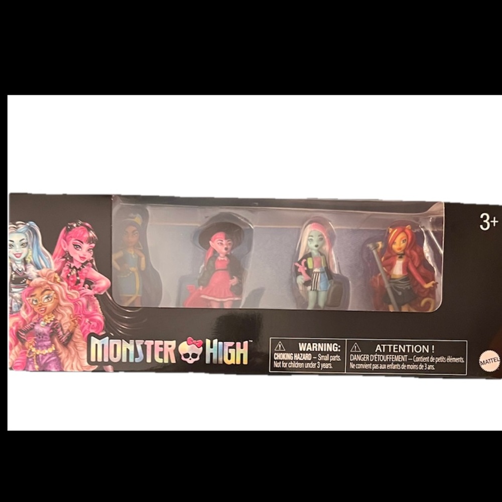 Monster High Mini 4-Pack 2.5” Figures Cake Toppers